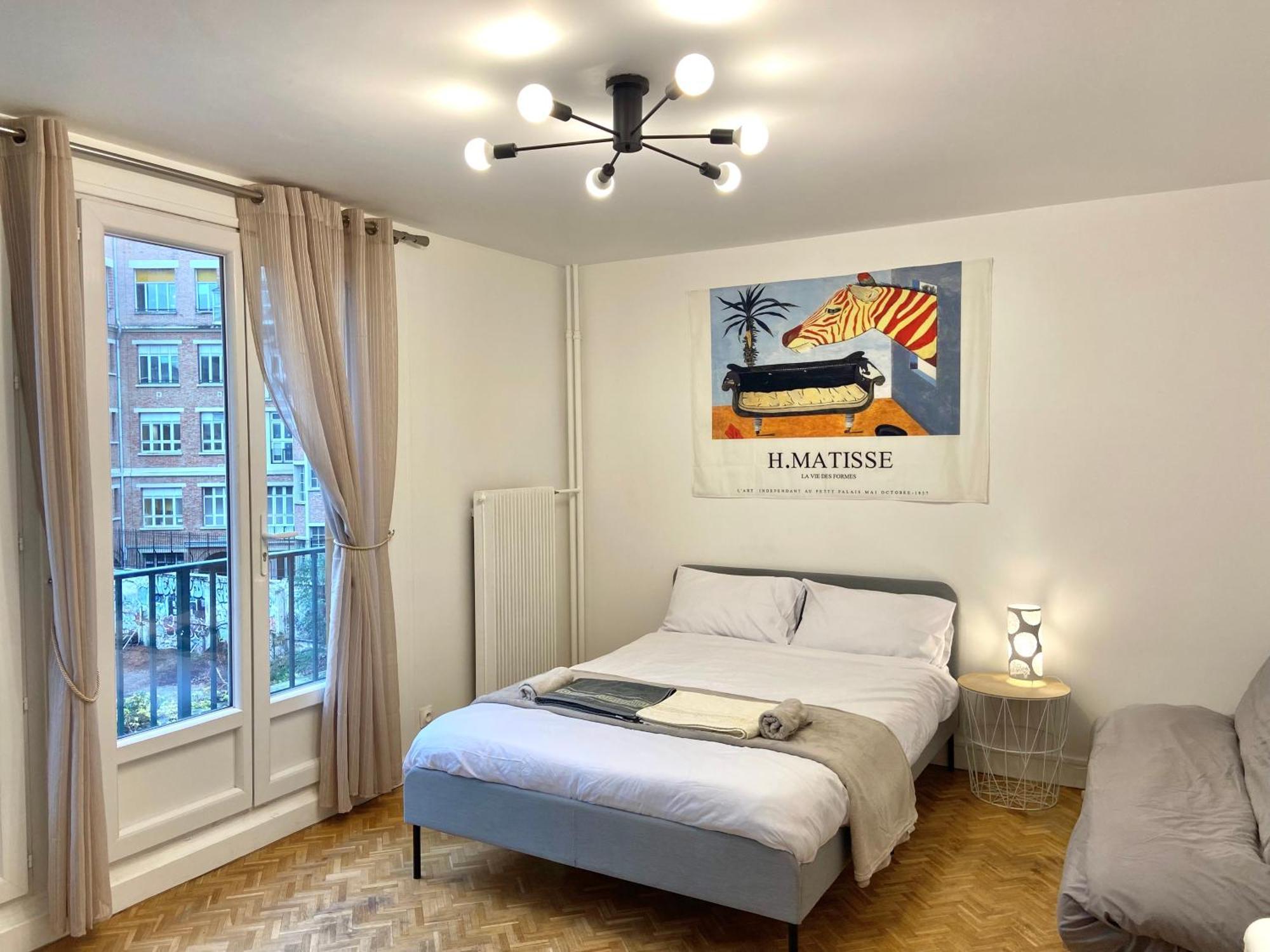 Paris: Agreable Chambre D'Un Grand Artiste Lägenhet Exteriör bild
